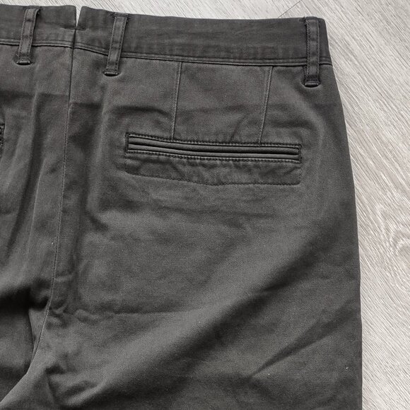 Mott & Bow Pants Mens 30x31 The Twill Chino Charles Flat Front Gray - READ - Picture 10 of 16